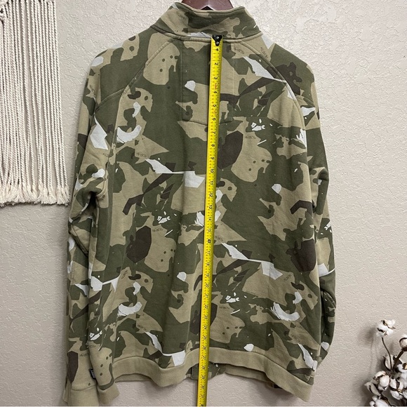 Addict Camouflage heavy cotton full zip Jacket Camo Sz L - Picture 6 of 9